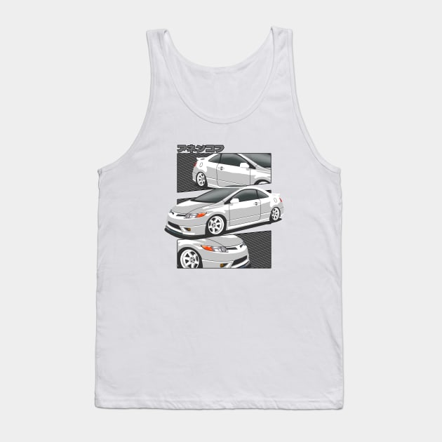 Honda Civic Si Tank Top by Rebellion Store